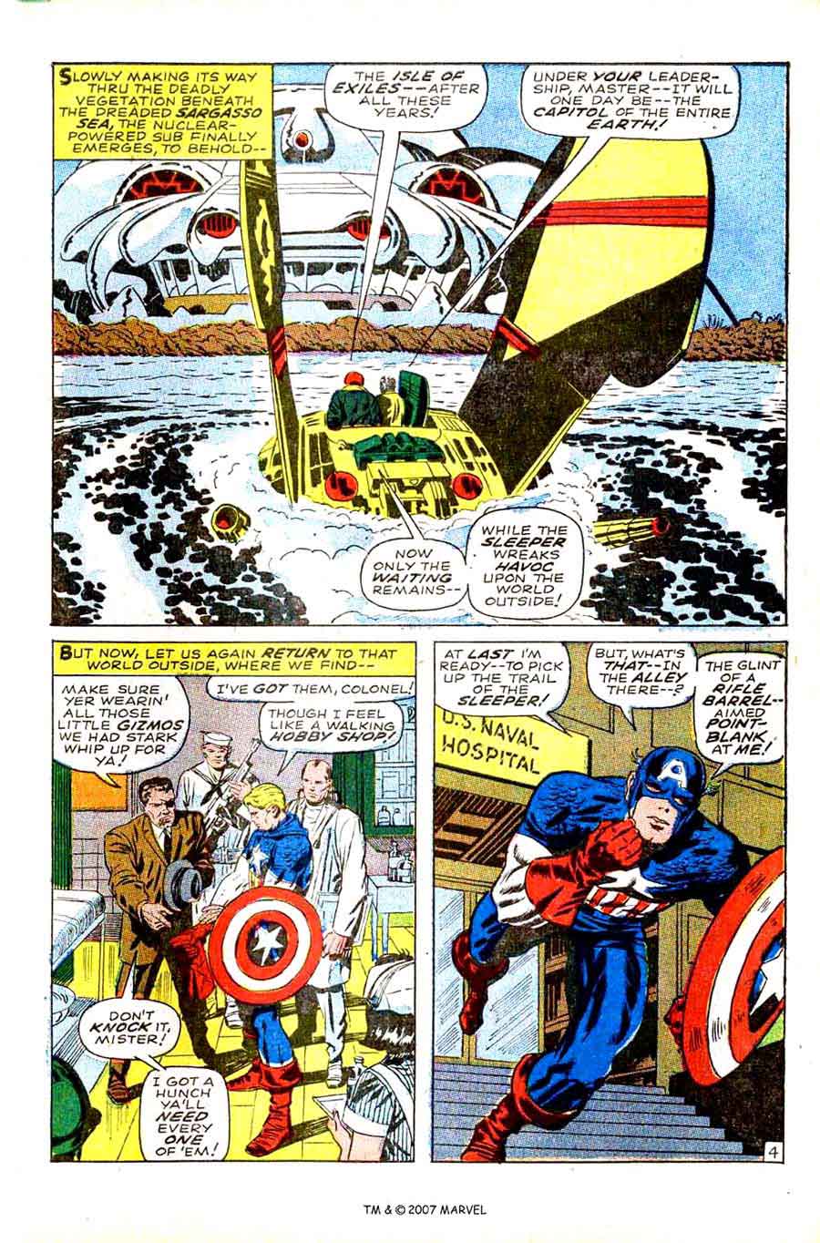 Captain America v1 #102 marvel comic book page art by Jack Kirby