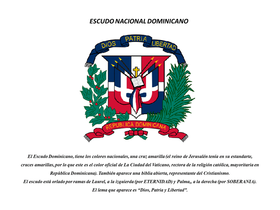Heraldica Antillana Simbolos Patrios Dominicanos