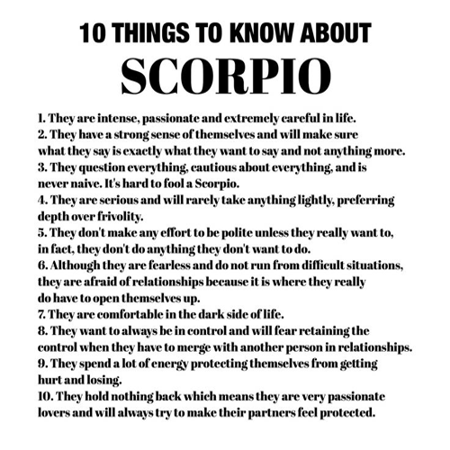 10 Things To Know About Scorpio | Scorpio Quotes