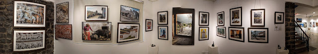 Panoramic view of Milind Sathe's photography show at Indiaart Gallery, Pune