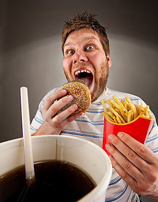 eating, hamburger,