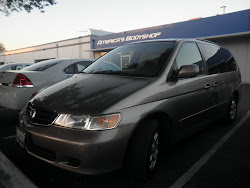 odyssey honda 2004 van repair bodywork complete change