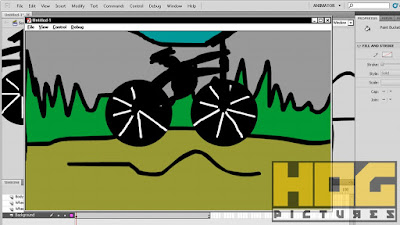 Cara Membuat Animasi Sepeda dengan Roda Berputar