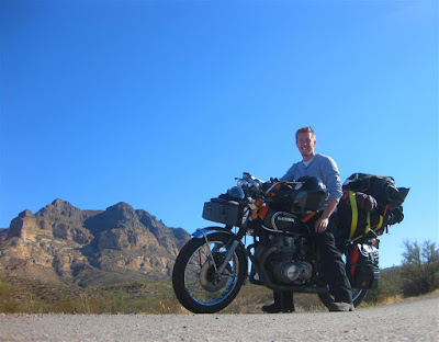 motorcycle ride, phoenix, arizona, mountains, cross country