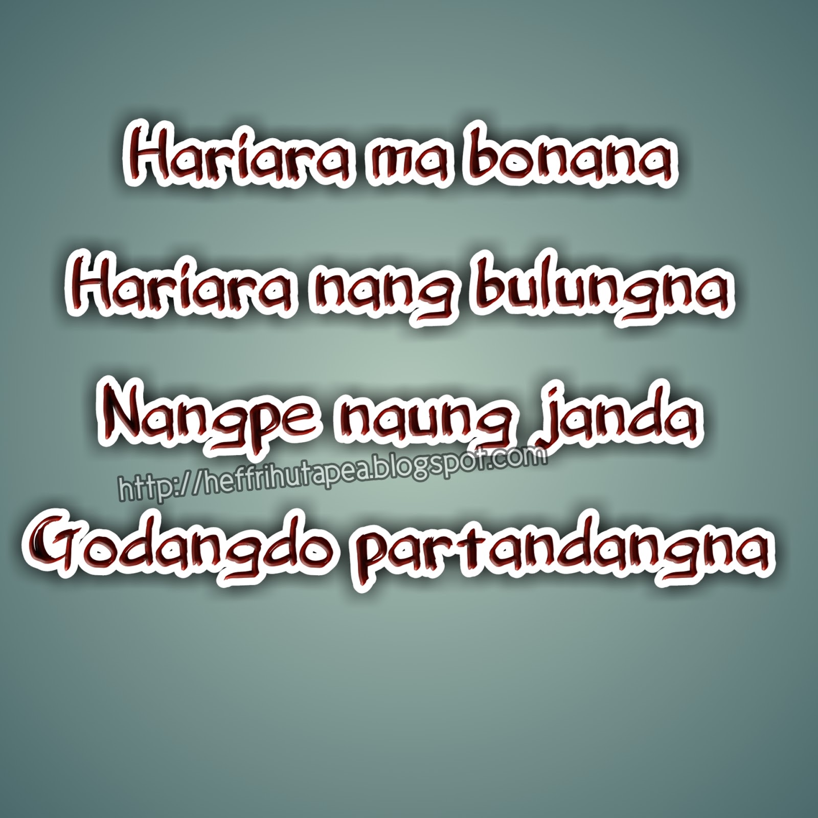 Pantun Umpasa Lucu Pantun Umpasa Lucu