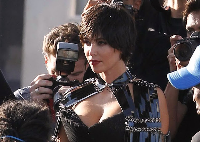 Kim Kardashian with short hair