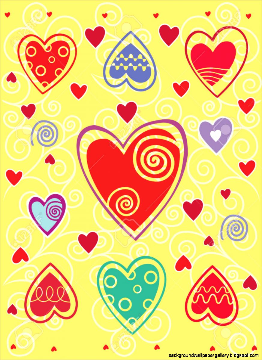 Wallpaper Love Heart Valentine Day Married Abstract