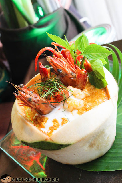 Homok Sefood Curry in Coconut Thai Dish of Mango Tree