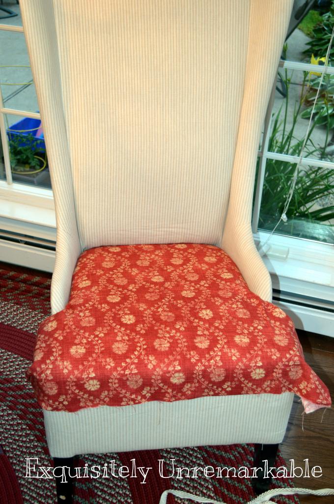 A Quick Chair Tear Repair Partial Slipcover Exquisitely Unremarkable