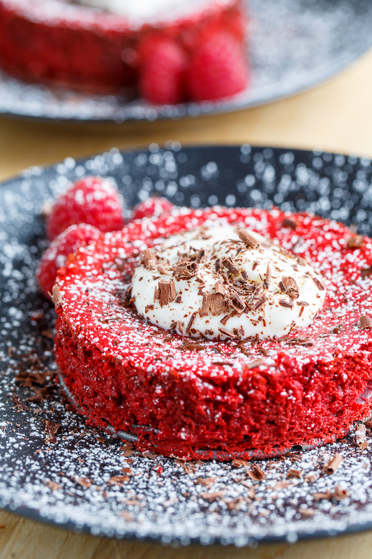Chocolate Red Velvet Cheesecake for Two Chocolate Red Velvet Cheesecake for Two