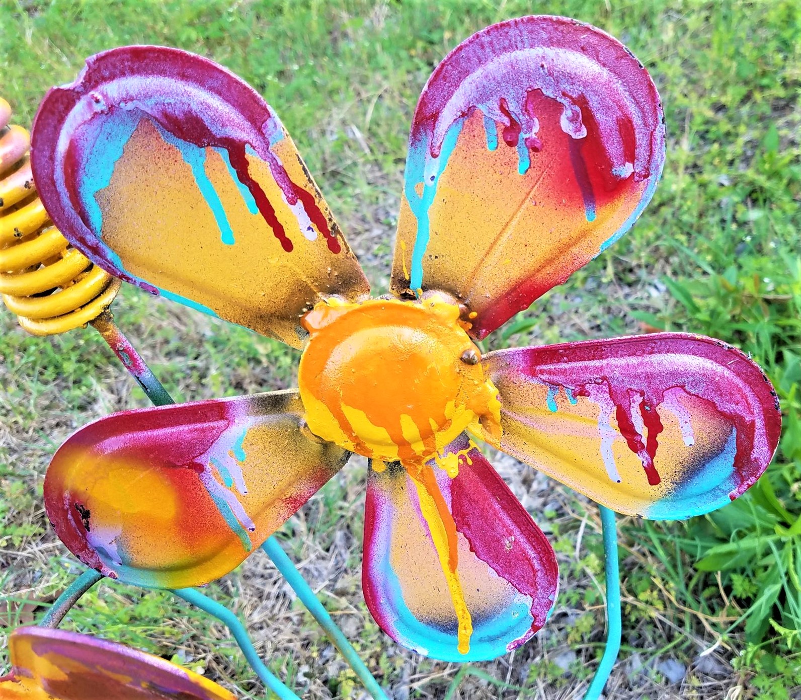 Garden Flower Sculptures by Raymond Guest