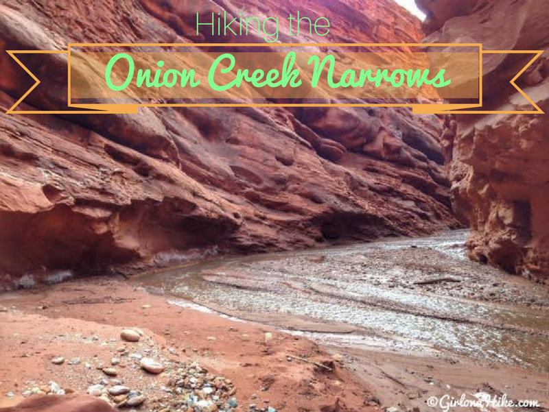 Hiking the Onion Creek Narrows, Moab Girl on a Hike