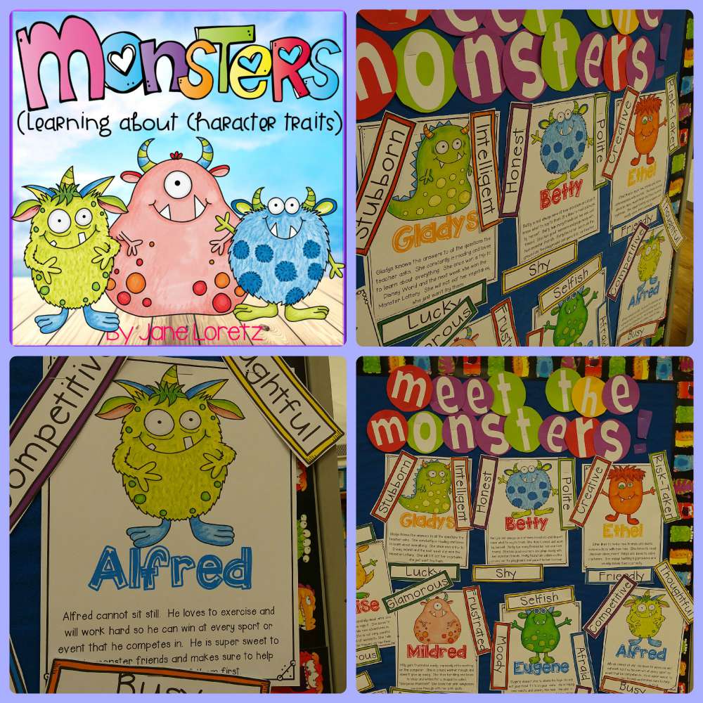 See Jane Teach Multiage: Monsters (Learning about Character traits)