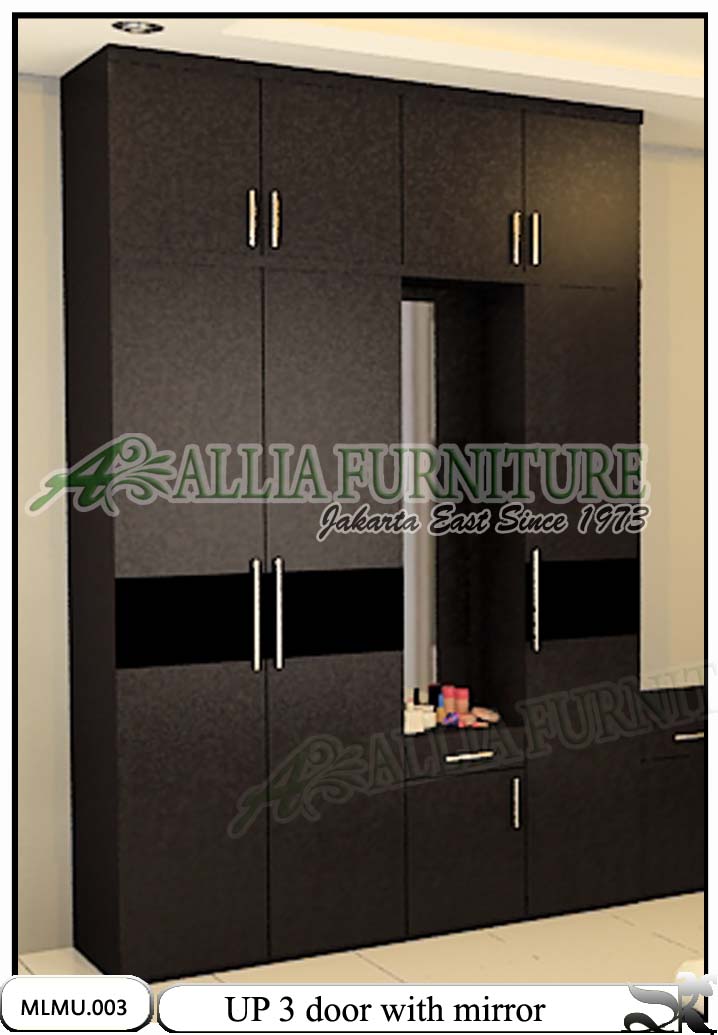 Lemari pakaian minimalis cabinet unit UP - Allia Furniture