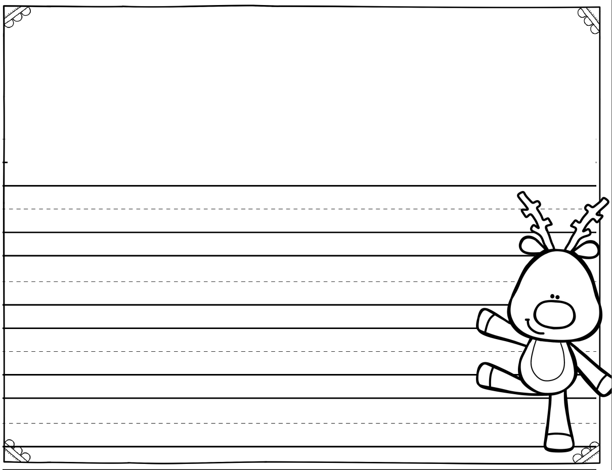 Paper reindeer craft image