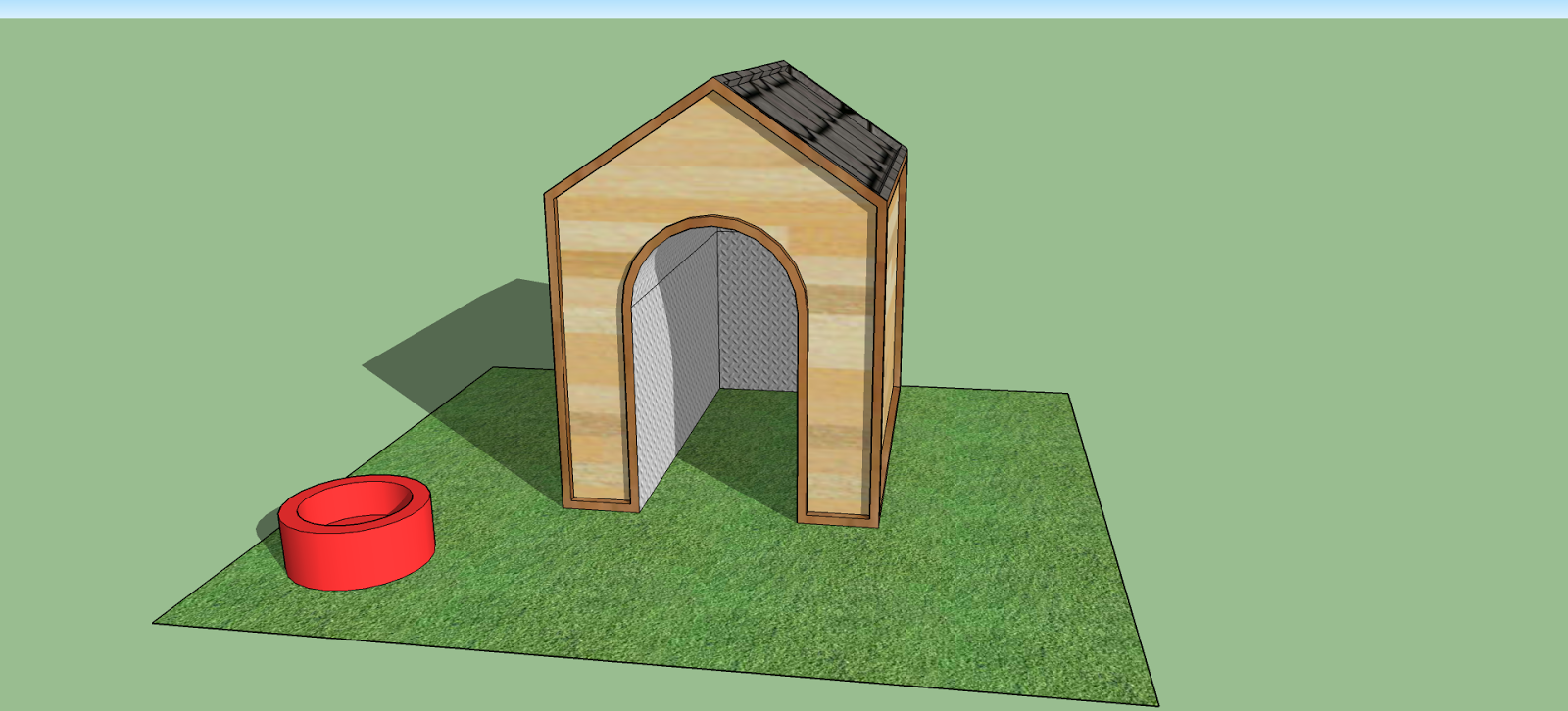 Ryan G's Blog SketchUp Dog House