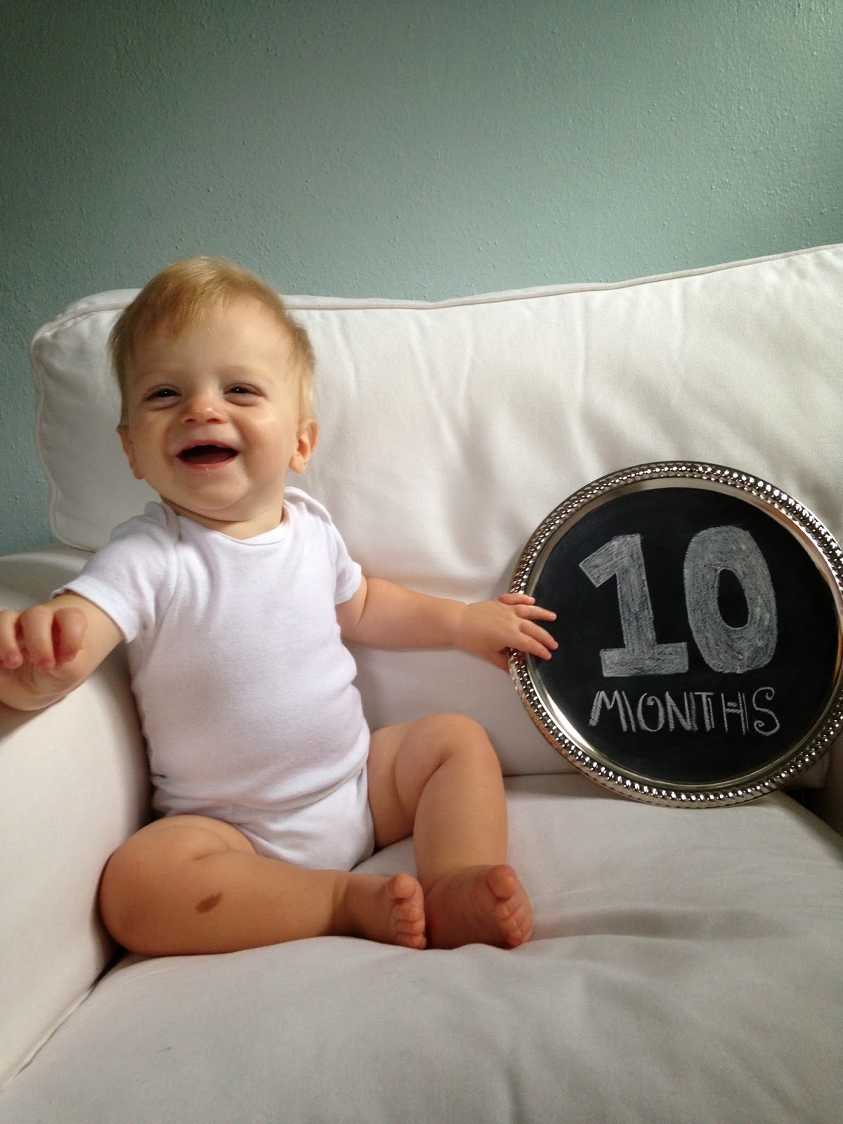 the martin house 10 months with Baby Jax