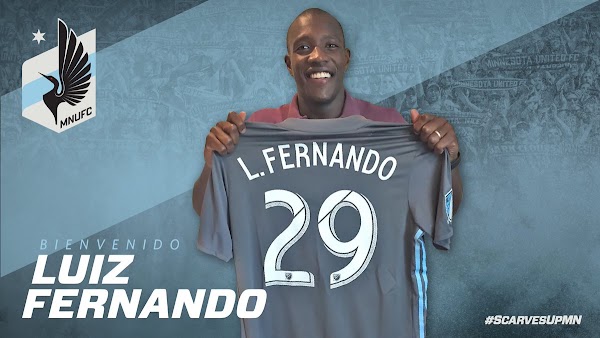Oficial: Minnesota United, llega cedido Luiz Fernando