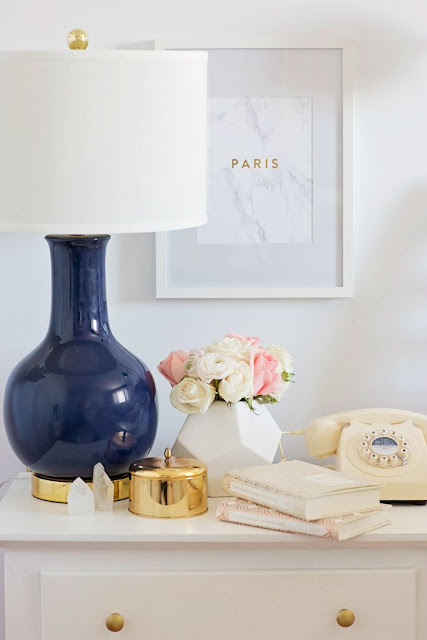 Decoração em azul, ambientes decorados com azul marinho, blog Achados de Decoração