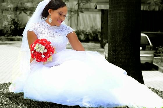 uche nnanna white wedding pictures