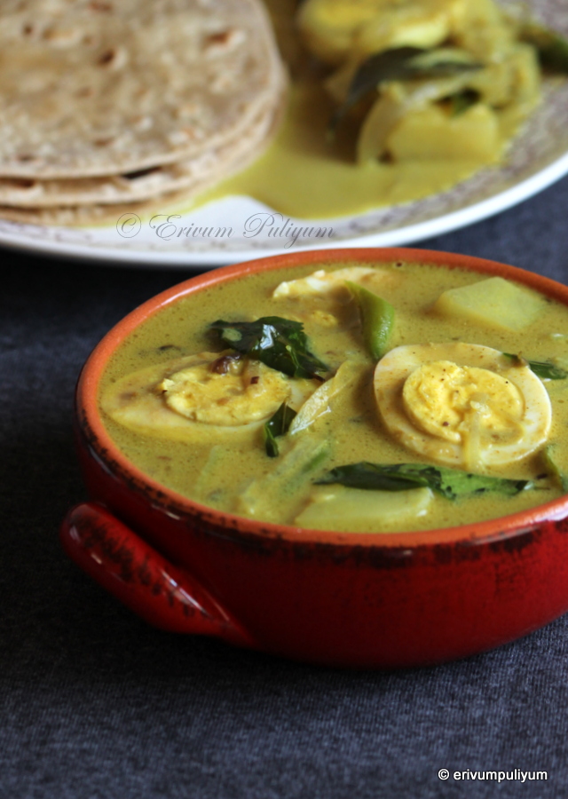 Erivum Puliyum: Kerala Style Mutta Curry | Egg Curry with Coconut Milk