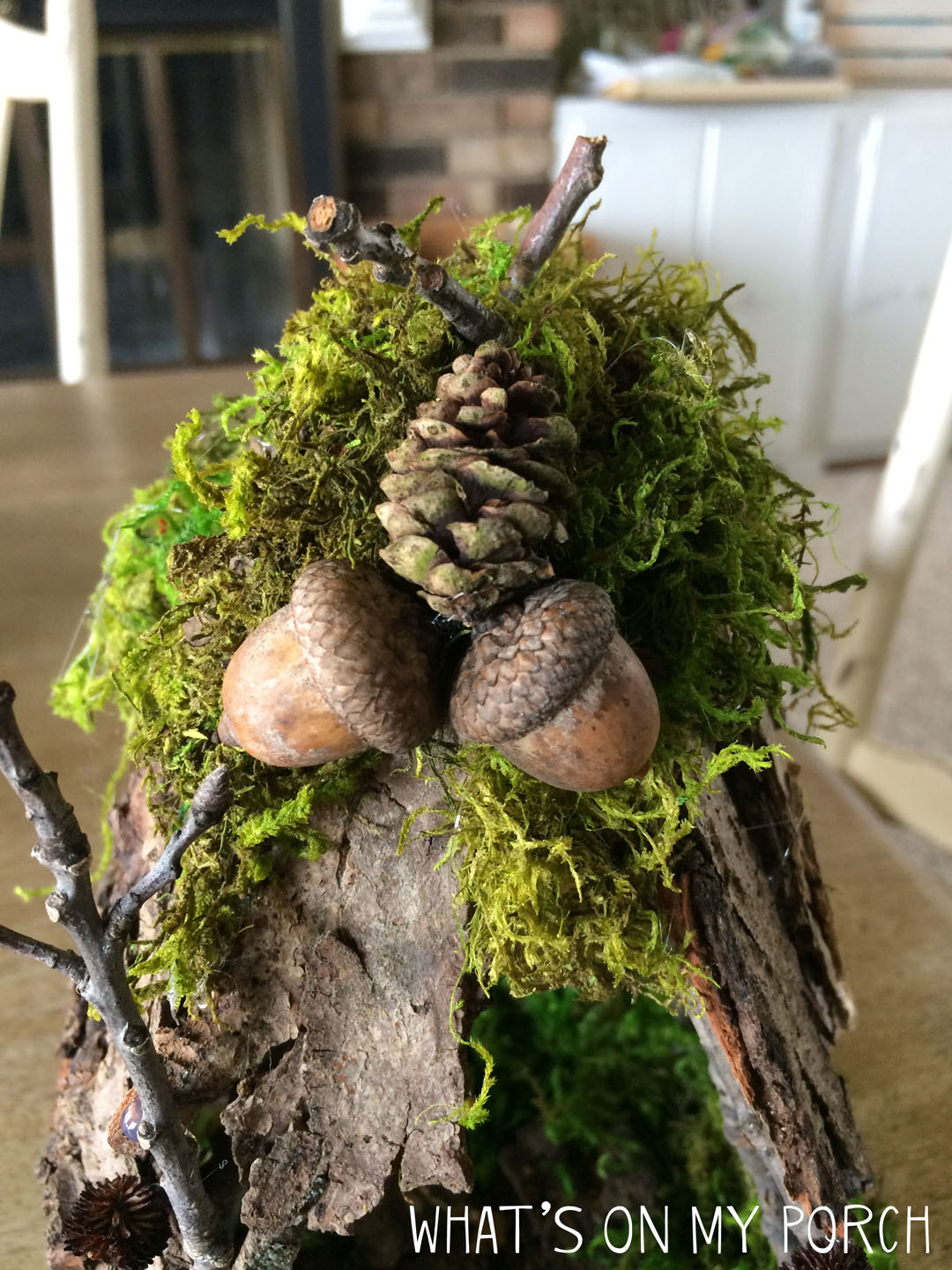 My Porch Prints How To Make A Fairy House With Twigs and Moss