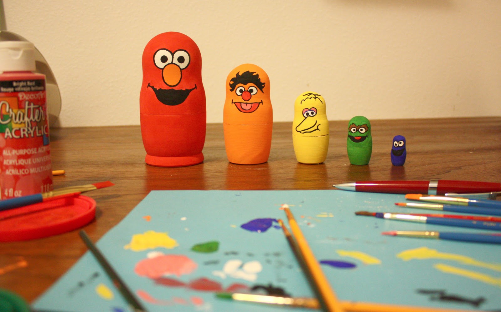 sesame street nesting dolls