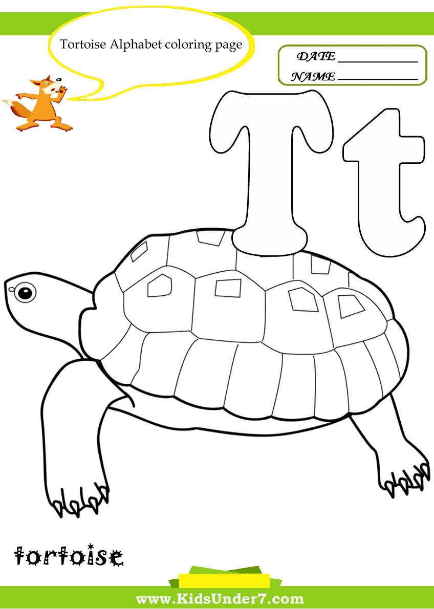 t coloring pages preschool - photo #6