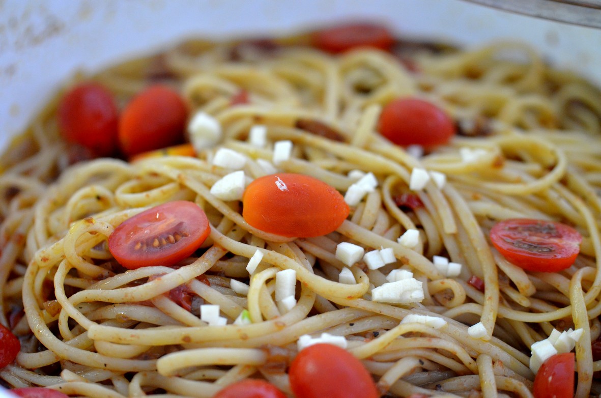 Schnelle Spaghetti Mit Tomaten Und Rucola Rezept In Einfache | Hot Sex ...