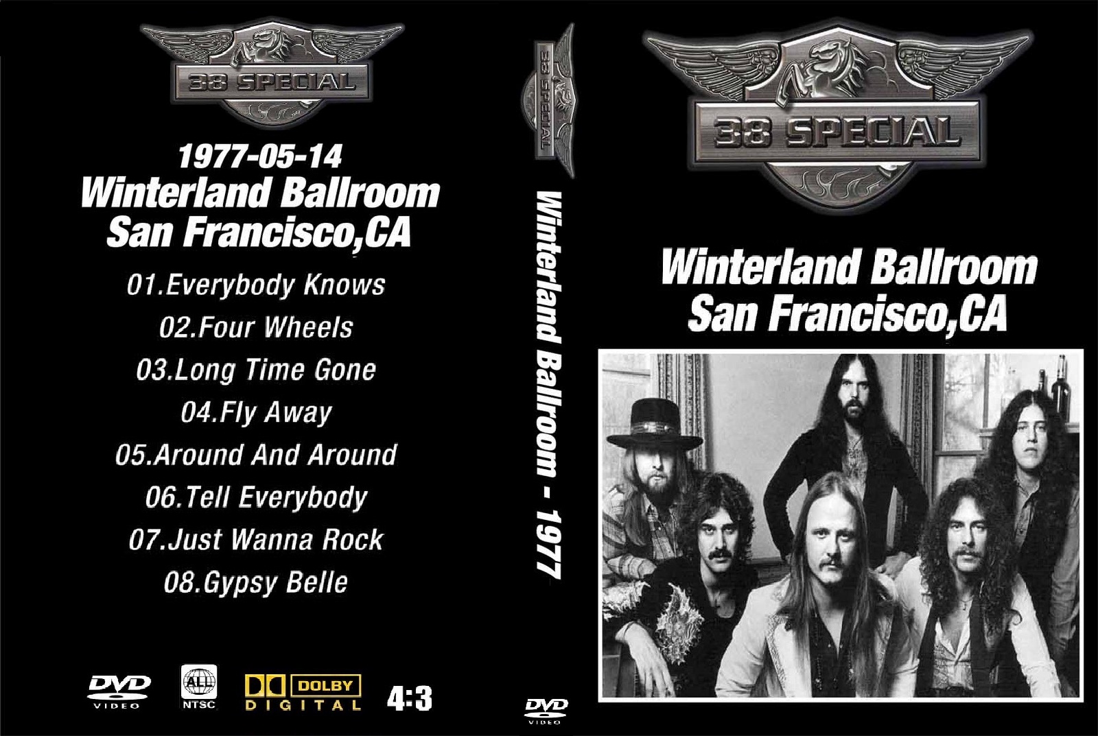 BANCA DO ROCK Rock Concert DVD 2025 DVD 38 ESPECIAL 1977 BOOTLEG