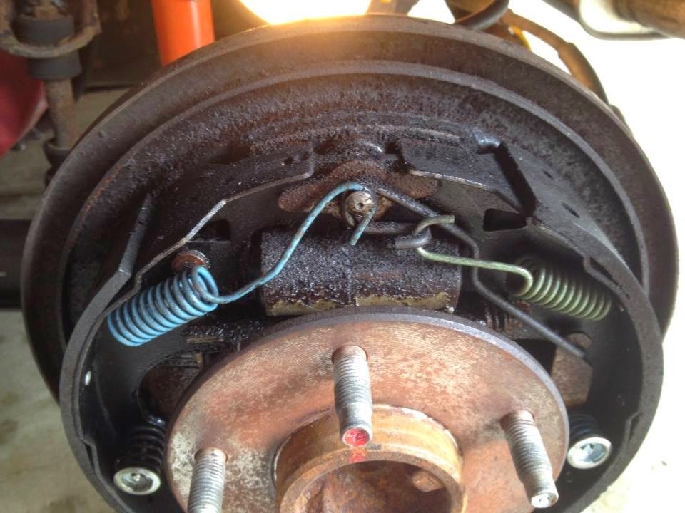 Crawling From The Wreckage Red Camaro Rear Brake Cylinders