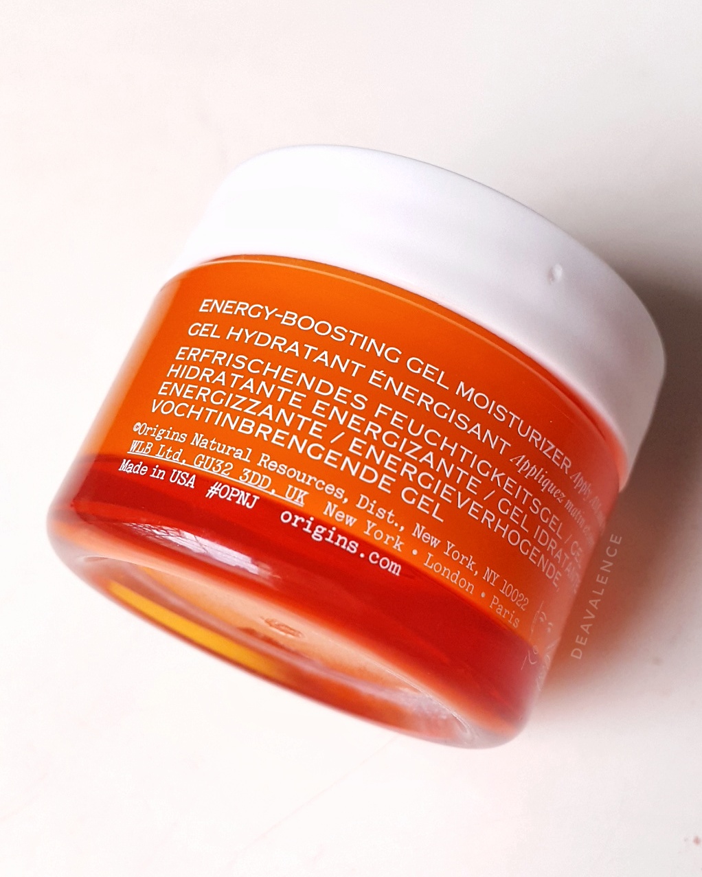 ginzing gel moisturizer