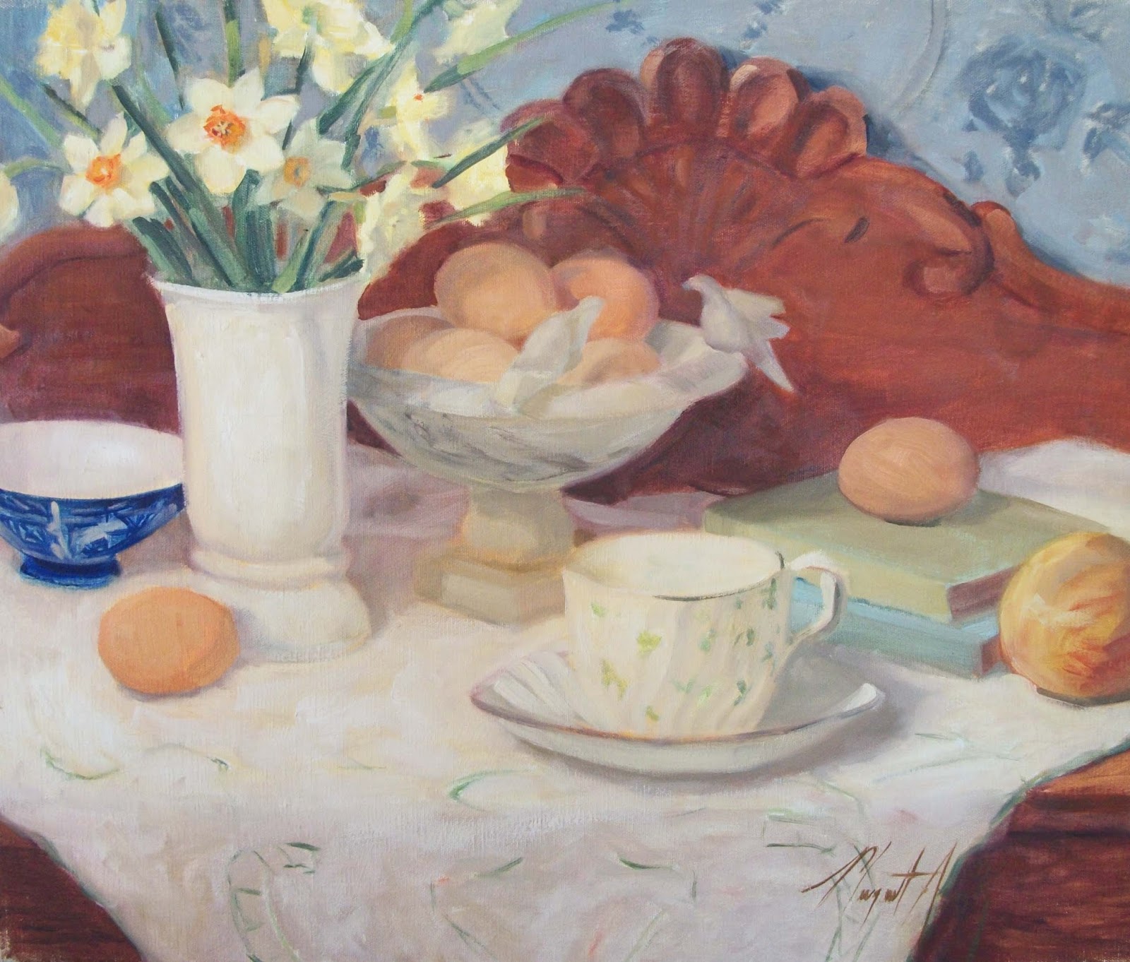 DAILY PAINTERS MARKETPLACE Happy Easter! oil painting by Margaret Aycock