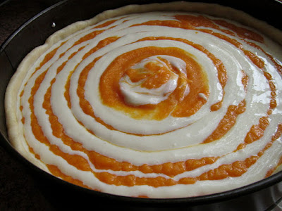 Творожно-тыквенный пирог