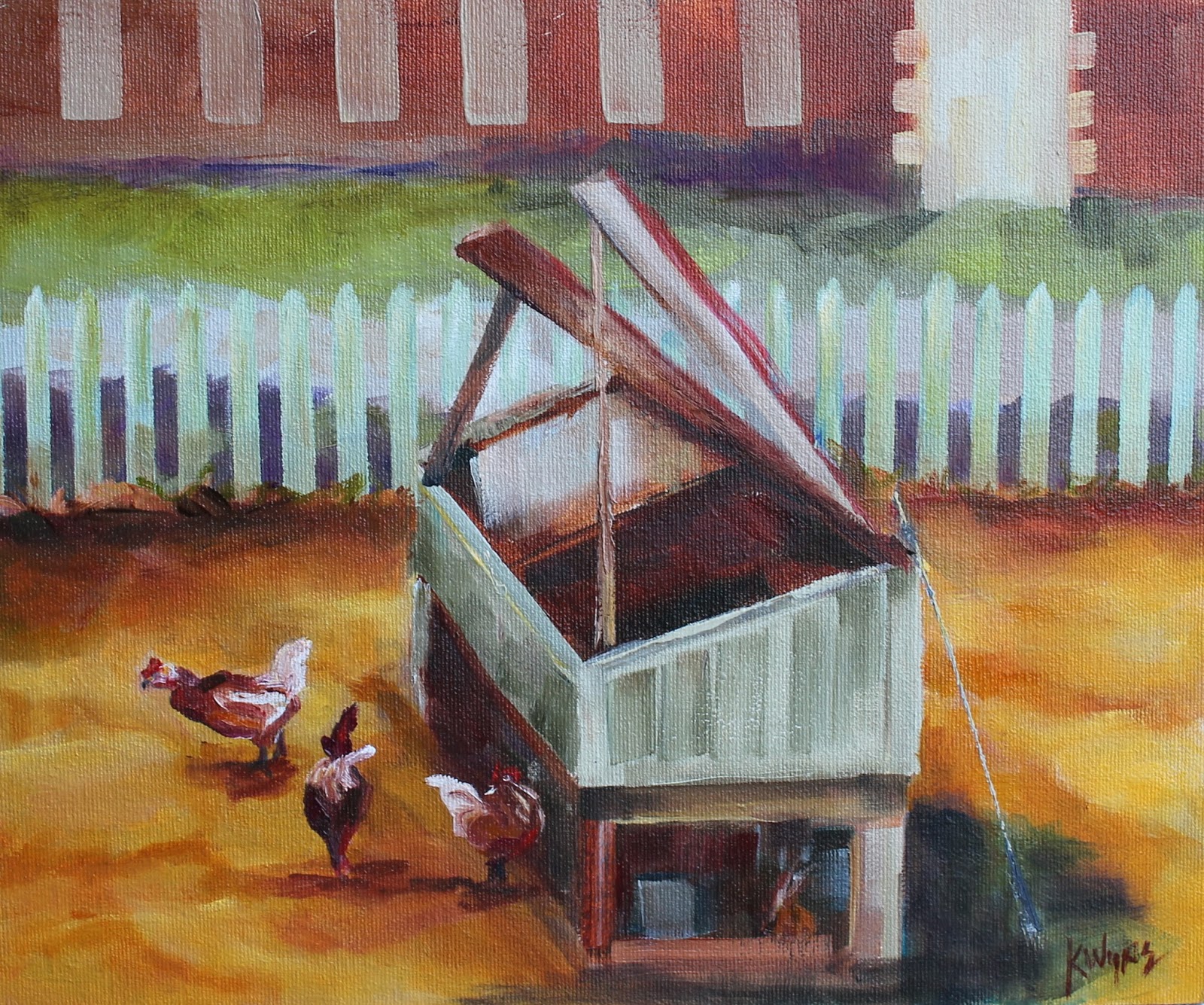 Kay Wyne Fine Art Blog City Chicken Coop