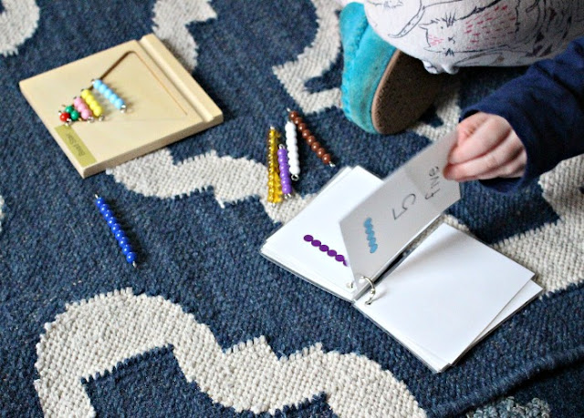 How to Learn Numbers 1-10 Using the Montessori Math Bead Bar Bundle