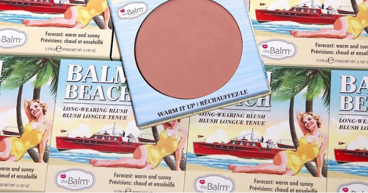 NEW! The Balm Balm Beach LongWearing Blush The Budget Beauty Blog