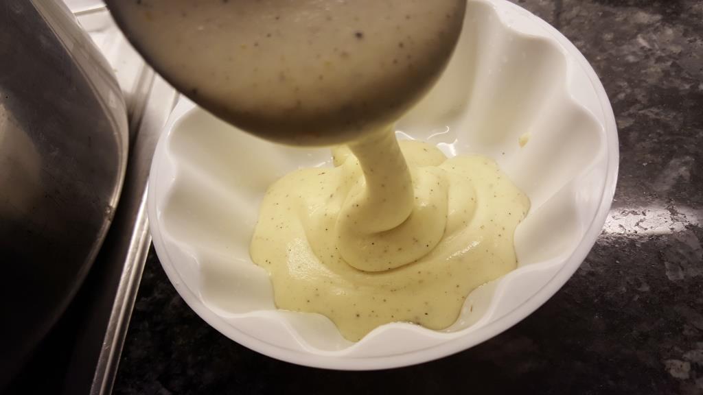 eatculture Bayrische Crème mit RumOrangensauce (Bavarian cream with