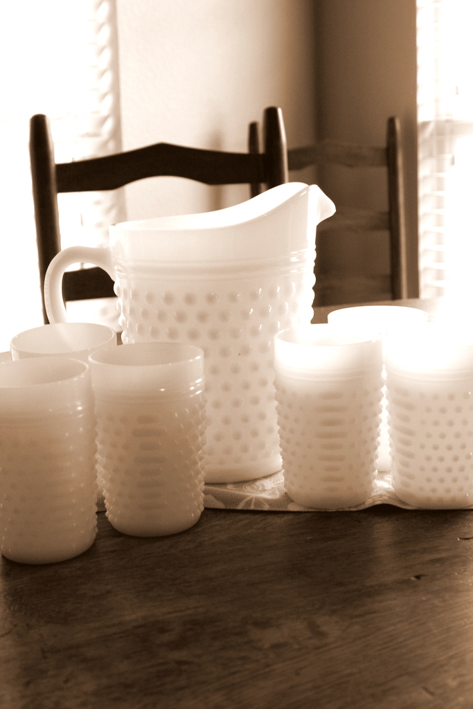 Practically Ava {Milk glass}