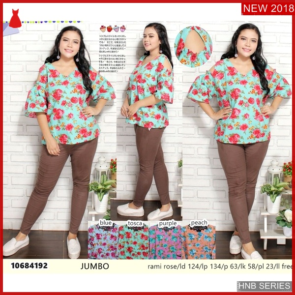 HNB091 Model Setelan Jumpsuit Ukuran Besar Jumbo Modis BMG Shop