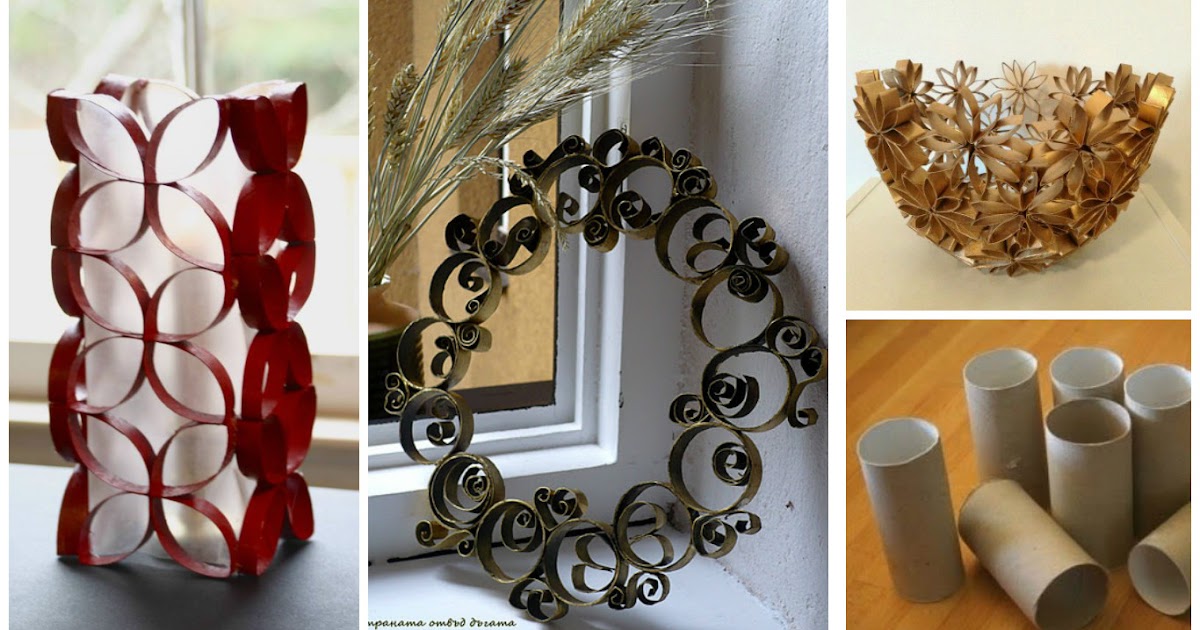 Transforma los rollos de papel higiénico en 11 adornos para el hogar