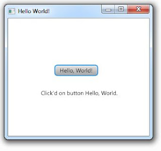 Hello World JavaFX 2.0
