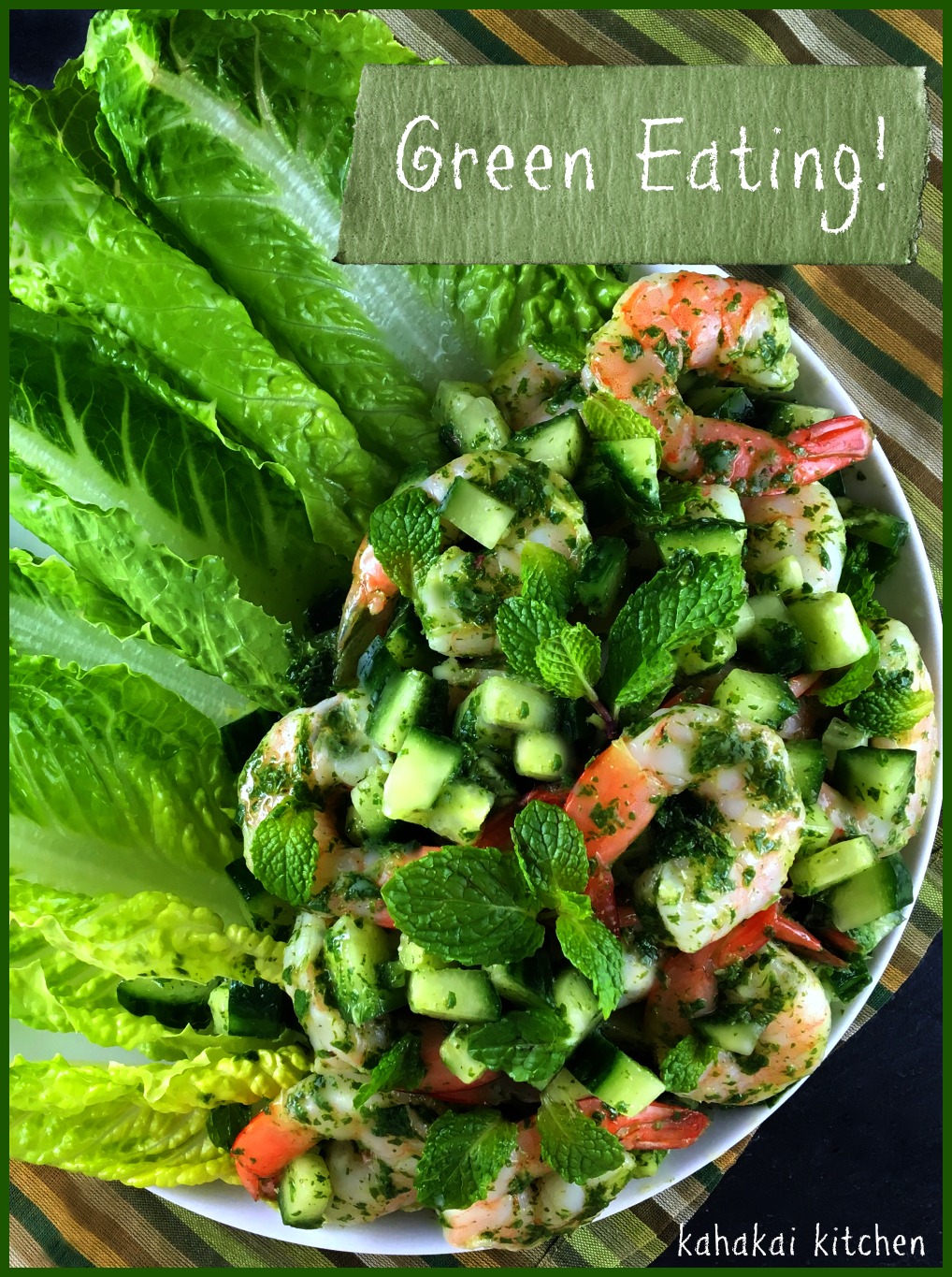 Kahakai Kitchen Ellie Krieger's Shrimp Salad with Cucumber and Mint