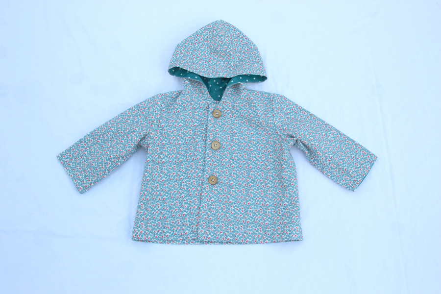 DIY Costura: Cómo hacer abrigo estampado para bebé (patrón gratis)