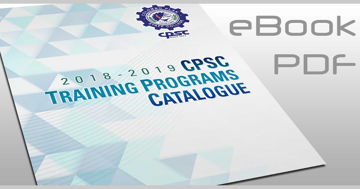 CPSC Training Programs Catalogue 20182019