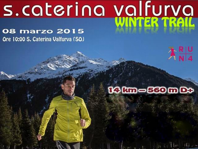 WINTER TRAIL  2015 - 14 km 560mt D +   corsa su neve con ramponi