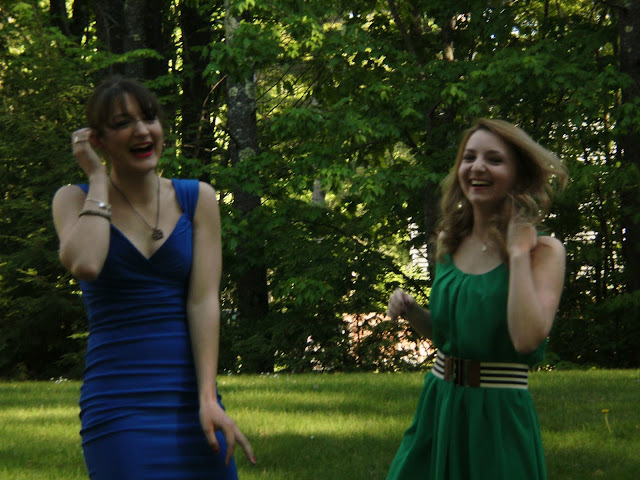 Single ladies high school prom little blue dress little green dress from Young Yankee Lady