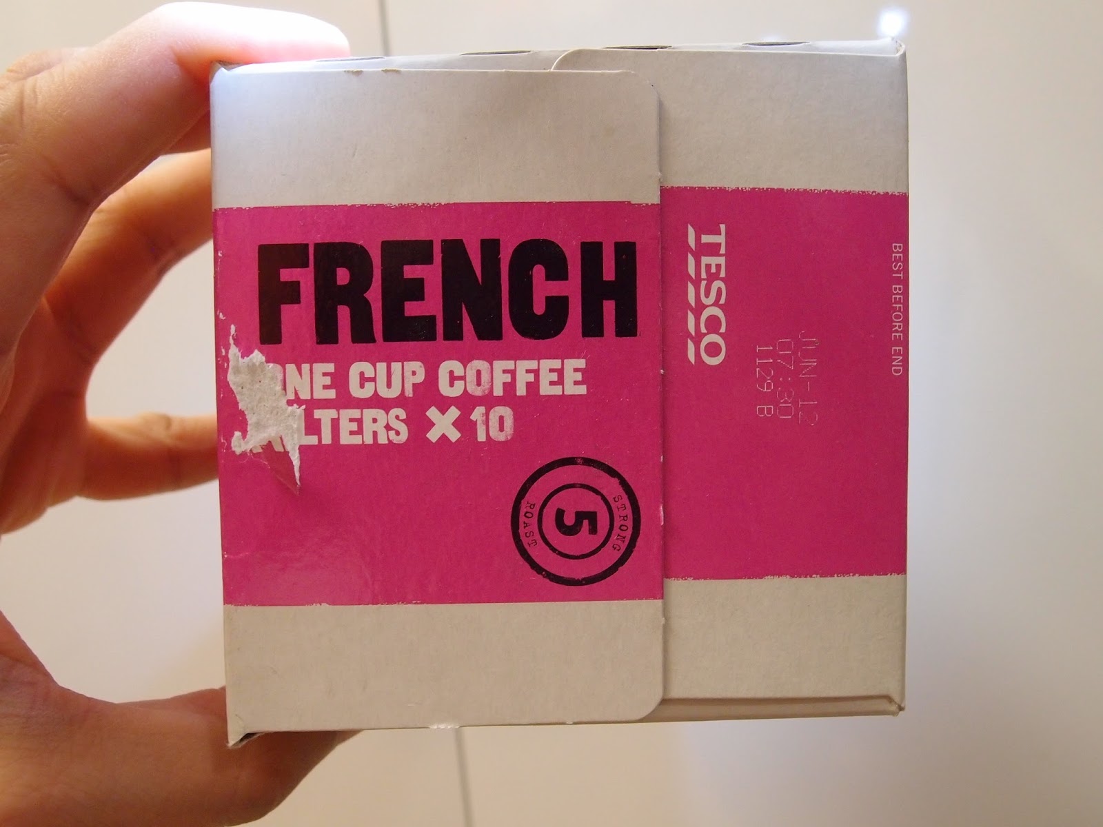 [캠핑용 드립커피 테스코(Tesco) 원컵 커피 필터(one cup coffee filters) 구입기 + 사용기]