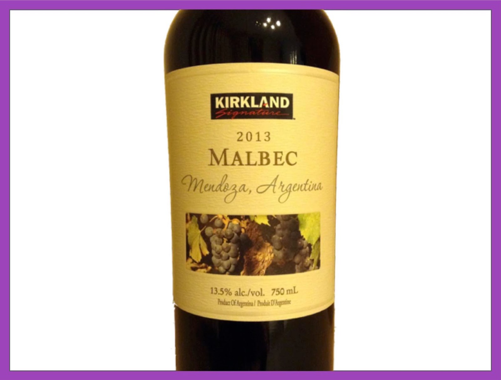 ワイン日記〜About wine Kirkland Signature Mendoza Malbec