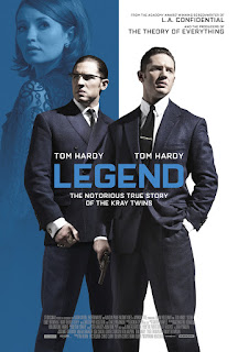 Legend Movie Poster Tom Hardy and Emily Browning